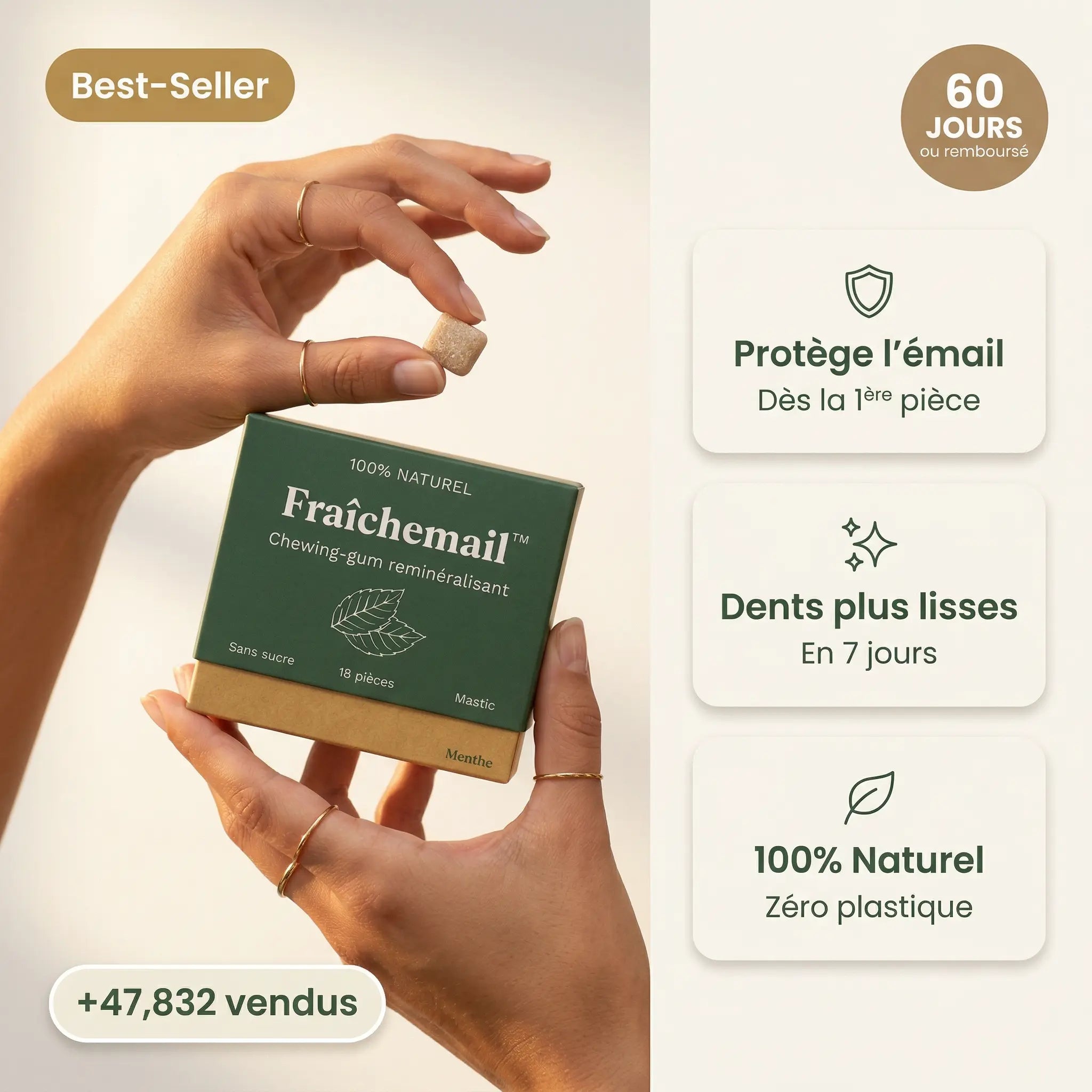 Fraîchemail™ — Chewing-gum reminéralisant